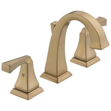 Delta Dryden Two Handle Widespread Bathroom Faucet Champagne Bronze 3551LF-CZ